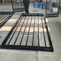 Remarkable design heavy duty powder coated 6'x8' wrought iron fence